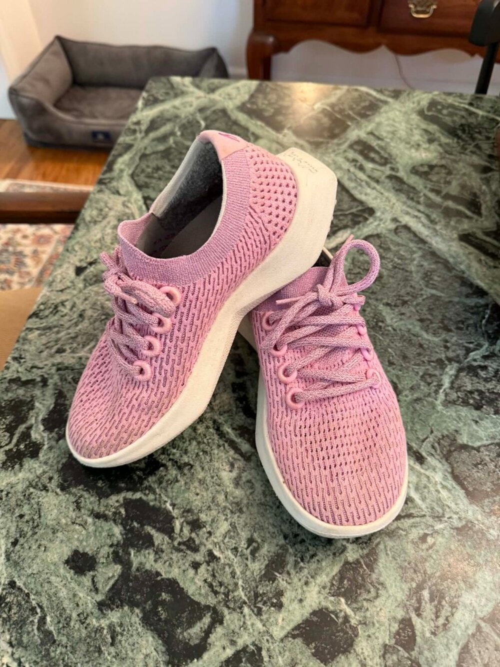 Allbirds Women’s Tree Runners Sneakers Pink Size 6.5 Wide Comfortable Lightweigh